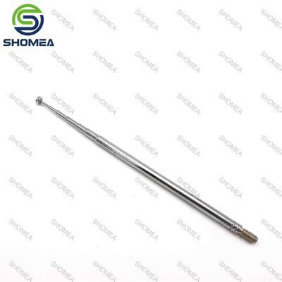 Custom Stainless Steel Telescopic aerial with male thread
