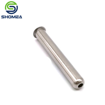 Customized Thin wall 304/ 316  Stainless Steel flare end tube with slot