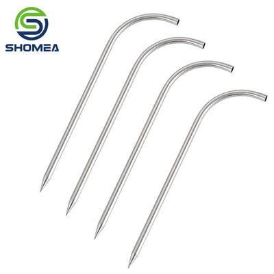 Sonda de temperatura doblada de acero inoxidable de pared delgada y diámetro pequeño personalizada