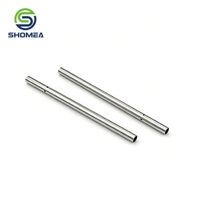 Customized Straight Tube with Four Drilled Holes