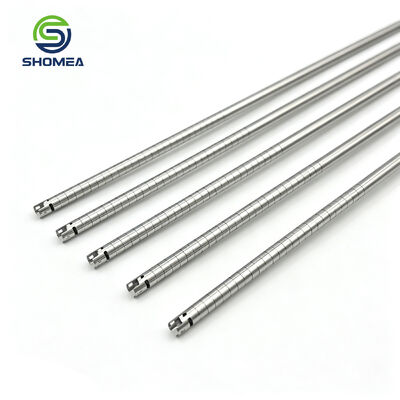 Customized Thin Wall Outer Grooved Snake Bone Tube with High Flexibility and Smooth Surface