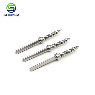 Customized Threaded Pin with High Precision Thread and Sharp Tip