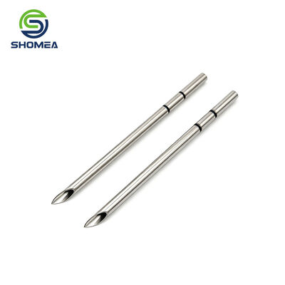 Customized Marked Lancet Point Needle with Slotted Tip