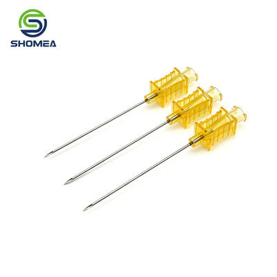 Customized 20G Interventional Needle with Yellow Wing Hub