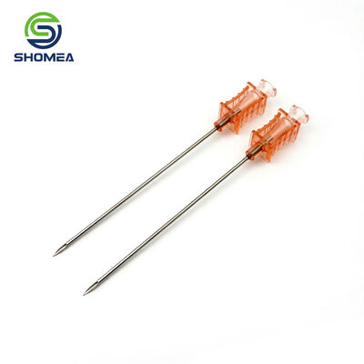 Customized 18G Interventional Needle for three bevel sharp puncture tip