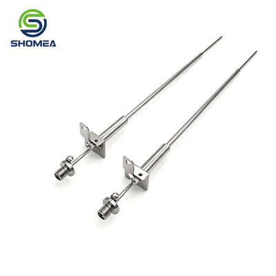 Customized IVD sampling needle with extended straight probe