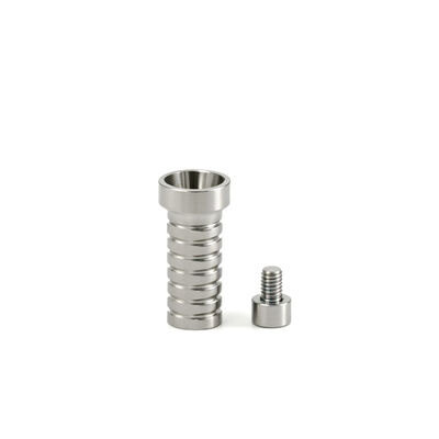 Customized TC4 Titanium Alloy Composite Temporary Abutment Component (Made to Customer Drawing)
