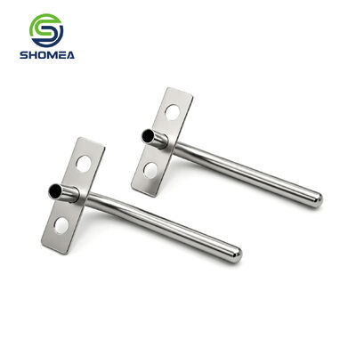 Customized Round Closed End Bent Tube With Polished Ergonomic Handle