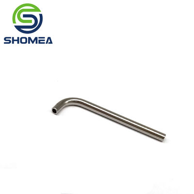 Shomea Customized Stainless Steel 90 degree bent tube with round end