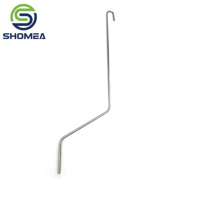 Shomea Customized Stainless Steel 90 degree bent tube with round end