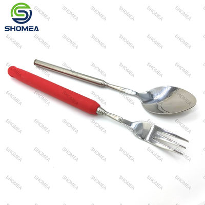 Custom BBQ Stainless steel retractable grill fork