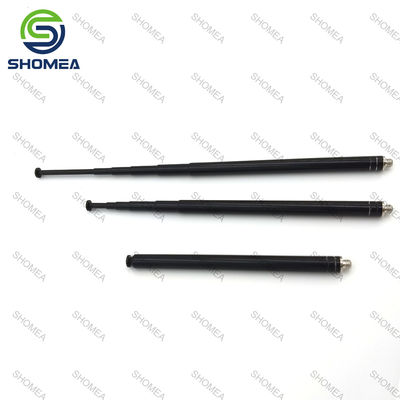 Aço inoxidável personalizado Telescópica de tinta preta Antenna