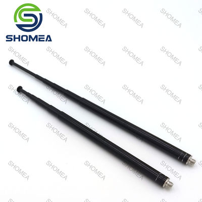 Aço inoxidável personalizado Telescópica de tinta preta Antenna