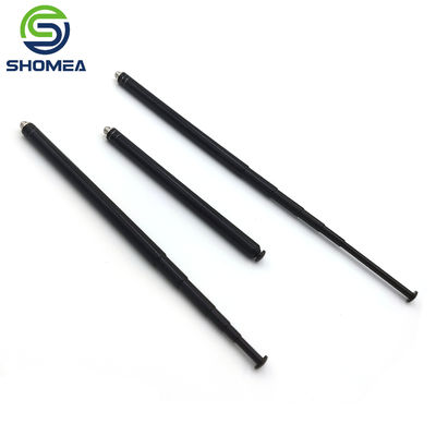 Aço inoxidável personalizado Telescópica de tinta preta Antenna