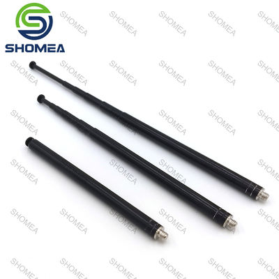 Aço inoxidável personalizado Telescópica de tinta preta Antenna