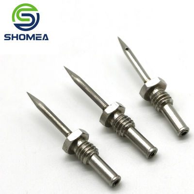Customized small diameter Stainless Steel Side hole pencil point needle with male thread