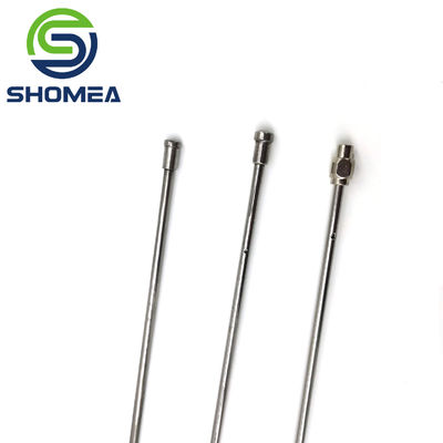 Customized stainless steel high polishing pencil point needle with flanging end