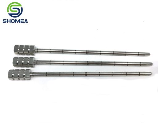 Shomea Agulha de biópsia de medula óssea de marcação a laser de aço inoxidável personalizada com base metálica