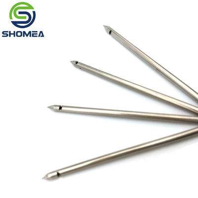 Customized small diameter  Electrolytic polishing Stainless Steel both side grinding needle