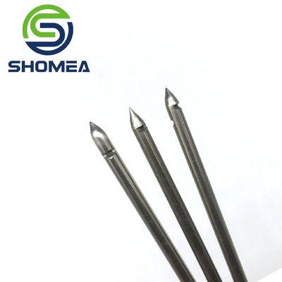 Customized small diameter  Electrolytic polishing Stainless Steel both side grinding needle