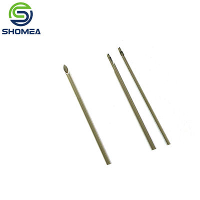 Customized 3G-32G Electrolytic polishing stainless steel double lumen needle with sharp tip