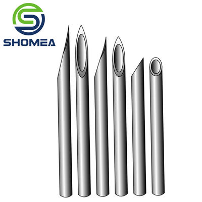 Customized  304/ 316 high polishing Stainless Steel Hollow injection needle with three bevel end
