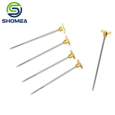 Shomea Customized 304/316  Stailess Steel Slot Needle with metal base