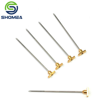 Shomea Customized 304/316  Stailess Steel Slot Needle with metal base