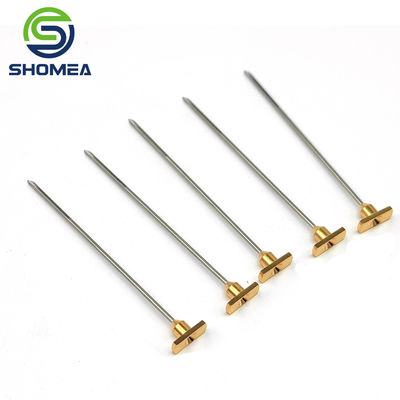 Shomea Customized 304/316  Stailess Steel Slot Needle with metal base