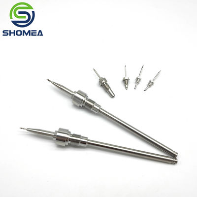 SHOMEA Customized brass plated metal base Stainless steel lancet needle