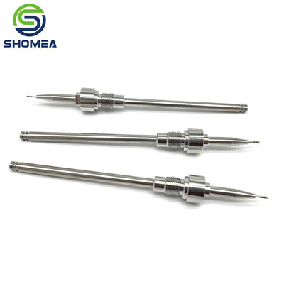 SHOMEA Customized brass plated metal base Stainless steel lancet needle