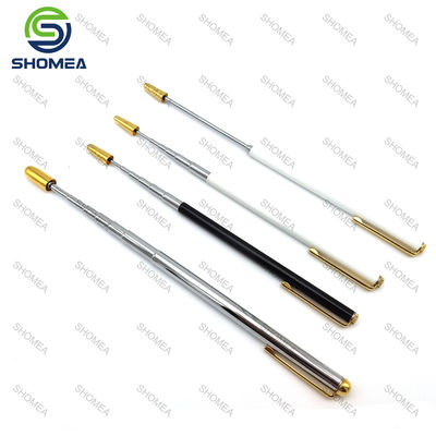 SHOMEA Customizado de aço inoxidável caneta retrátil para uso com ponteiro telescópico