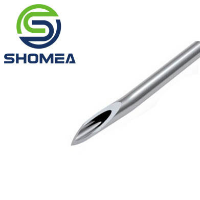 Shomea Customized 0.6-1.2mm Diameter  Stainless Steel single bevel end needle