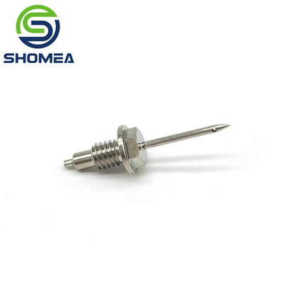 Shomea Customized 304/316  stainless steel Gas charge needle with luer lock