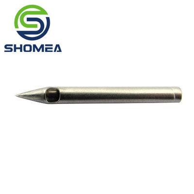SHOMEA Custom 304/316 Lancet Agulha de aço inoxidável de arejamento com ponta dobrada