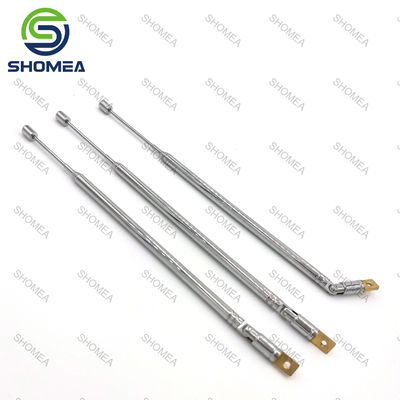 SHOMEA Antenna telescópica de latão revestida de cromo personalizada com articulação giratória