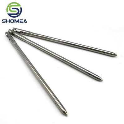 SHOMEA Custom Thin Wall one round closed Stainless Steel Cut Slot Temperature probe