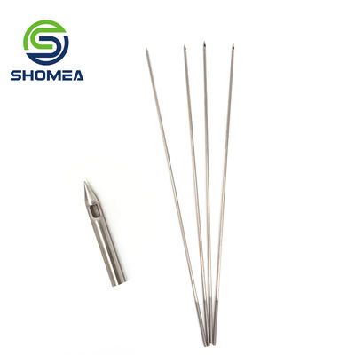 SHOMEA Agulha de buraco lateral de aço inoxidável 16G 18G personalizada com ponta de lápis