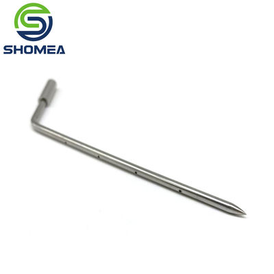 SHOMEA Custom small Diameter thin wall Stainless steel bent Temperature probe