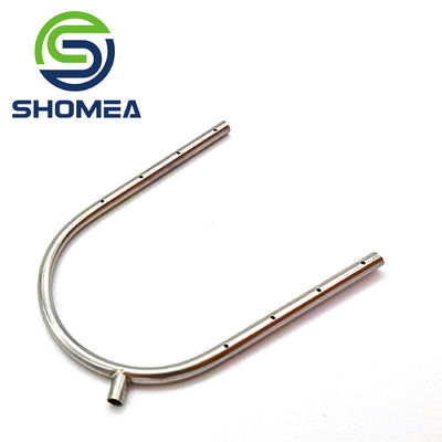 Componente de aguja de bomba de aire de acero inoxidable en forma de U de pared delgada de pequeño diámetro personalizado