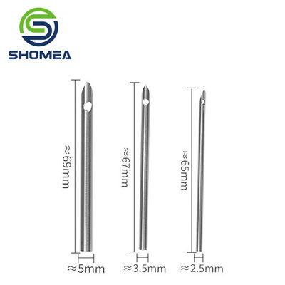 SHOMEA Custom Thin Wall rectângulo aço inoxidável tufting pistola agulha de perfurar