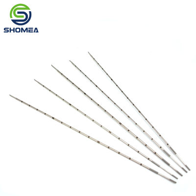 SHOMEA Custom Electrolítica de polimento Aço inoxidável agulha de trocar de marcação a laser