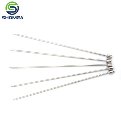 SHOMEA Custom 304/ 316 Agulha de ponta única em convexo de aço inoxidável com fecho de luer