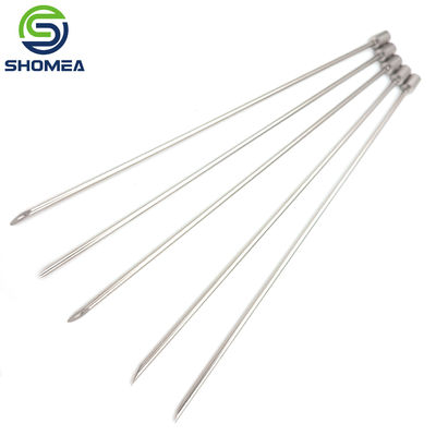 SHOMEA Custom 304/ 316 Agulha de ponta única em convexo de aço inoxidável com fecho de luer