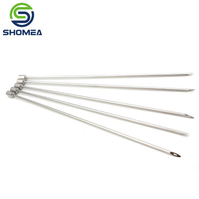 SHOMEA Custom 304/ 316 Agulha de ponta única em convexo de aço inoxidável com fecho de luer