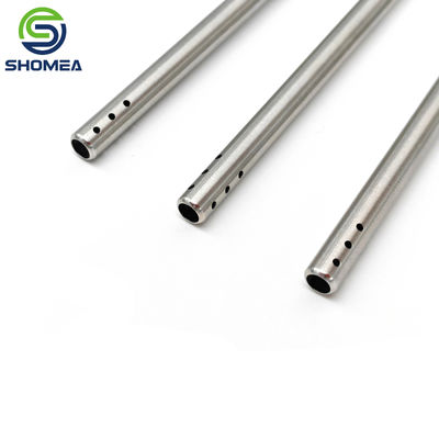SHOMEA Custom 5mm diameter Stainless Steel  Suction irrigation tube with drilling hole
