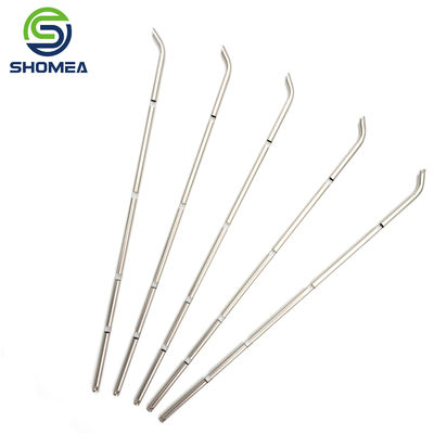 SHOMEA Custom 304/ 316 Stainless steel ENT bent tube with cut slot