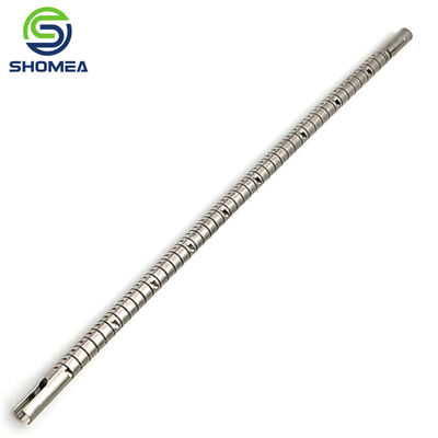 SHOMEA Customizado corte a laser de aço inoxidável tubo de ossos de cobra flexível