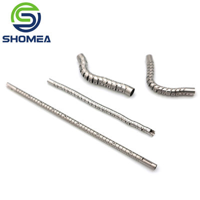SHOMEA corte a laser de aço inoxidável personalizado tubo endoscópico flexível