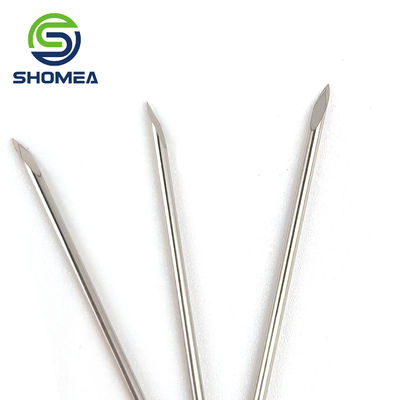 SHOMEA Customized 0.35-0.8mm Solid Stainless Steel triple bevel end needle